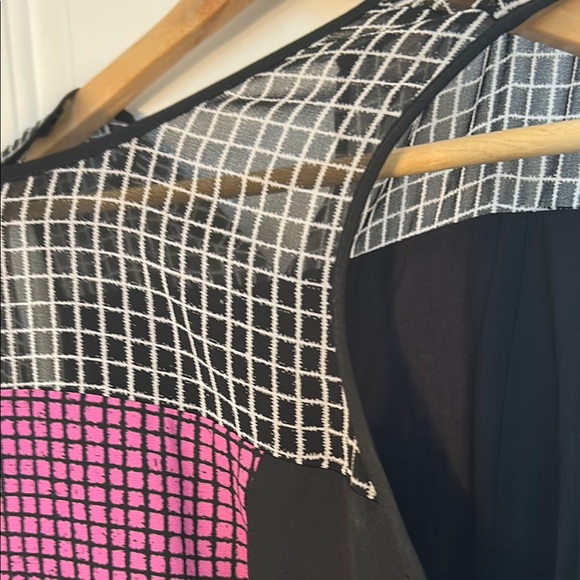 Halogen Grid Pattern Dress - Picture 8 of 12